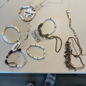 Bracelet bundle. Some with tags. All from buckle
